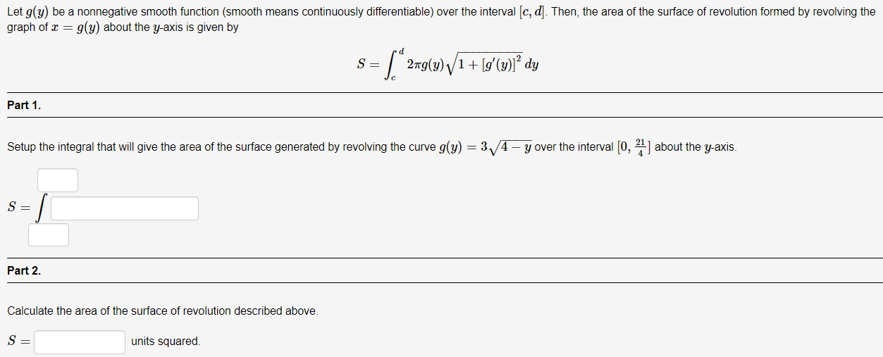 Solved Let G Y Be A Nonnegative Smooth Function Smooth Chegg Com