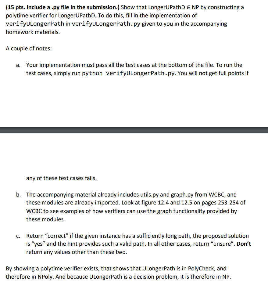 in python( these 2 functions should pass) | Chegg.com