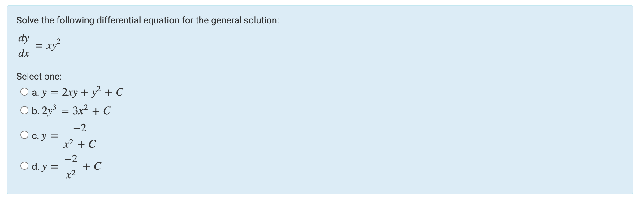 Solved Solve the following differential equation for the | Chegg.com