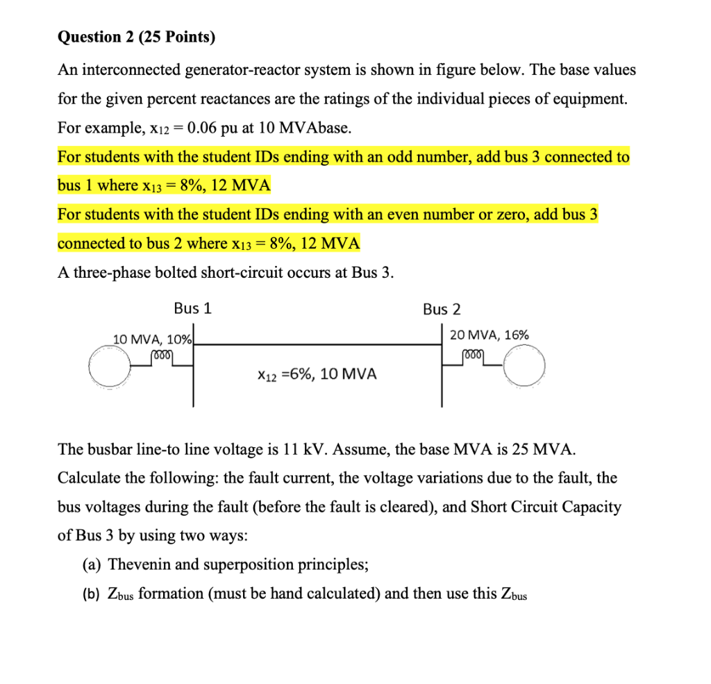 Solved Question 2 (25 Points) An Interconnected | Chegg.com