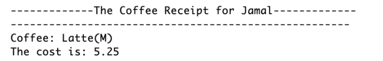 Solved You need to create the six Java classes: Coffee, | Chegg.com
