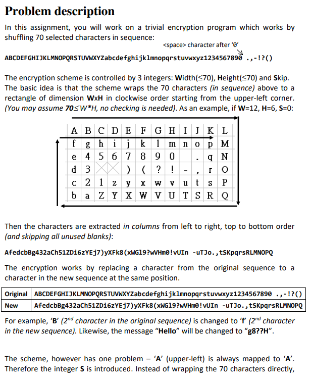 Solved Problem description In this assignment, you will work | Chegg.com