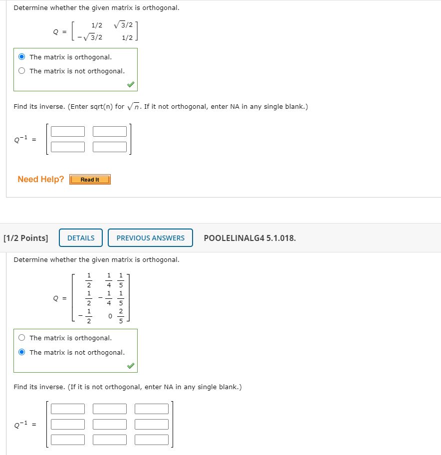 Solved Find A Basis For The Row Space Of A 1 1 3 1 3 7 Chegg Com