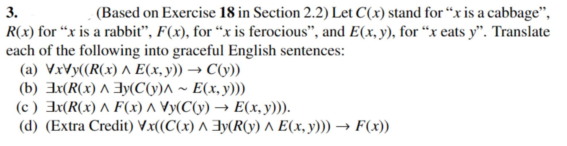 Solved 3. (Based on Exercise 18 in Section 2.2) Let C(x) | Chegg.com