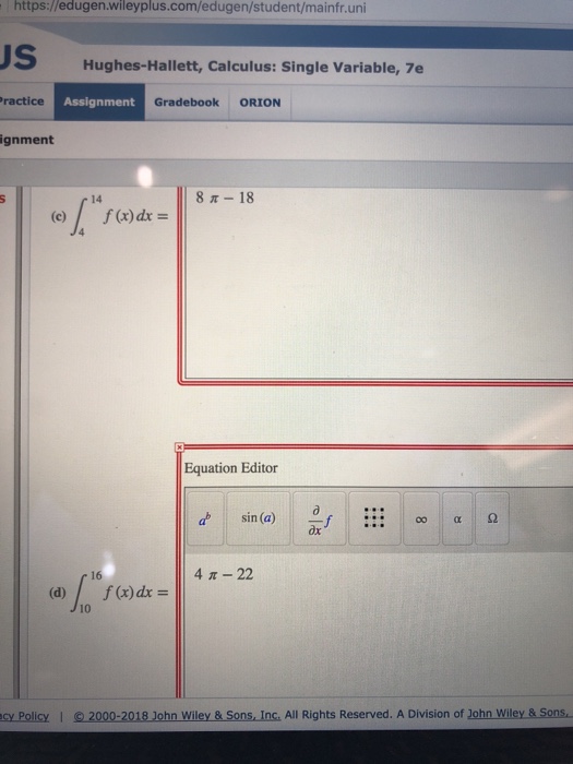 Solved Unable to figure out the last two parts to this | Chegg.com