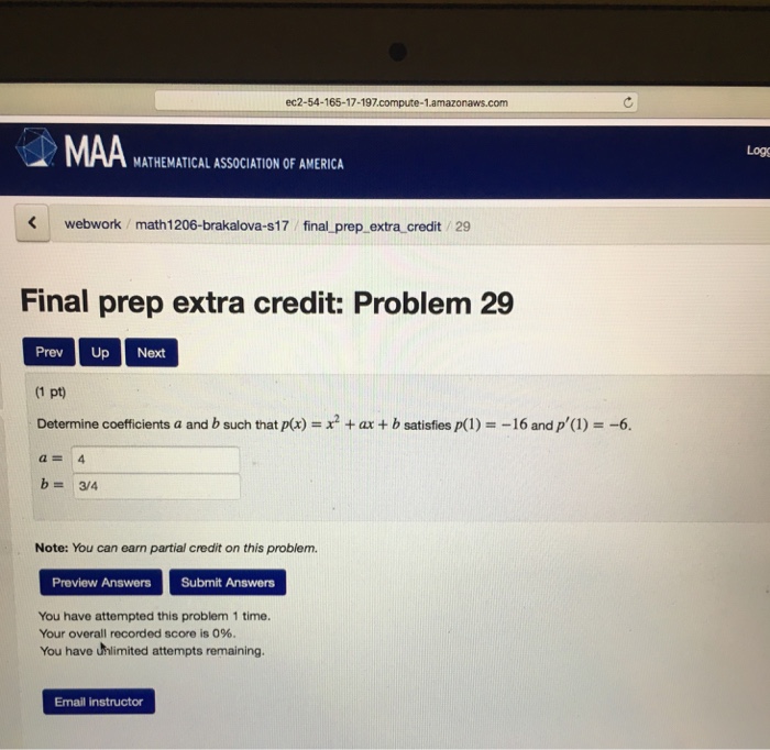 Solved Determine Coefficients A And B Such That P(x) = X^2 + | Chegg.com