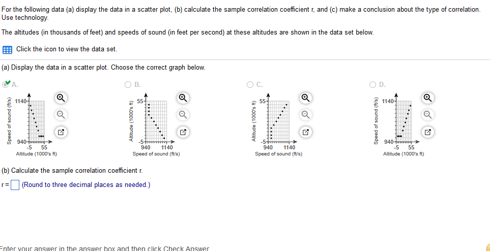 For the following data (a) display the data in a | Chegg.com