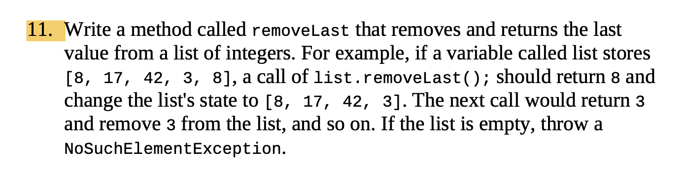 Solved In your text, Building Java Programs, 5th Edition, | Chegg.com