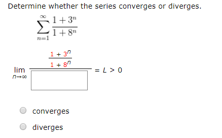 diverges converges determine solved