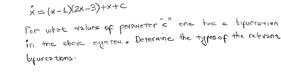 Solved ☆ = (-2)(2x-3)+x+c For what values of perameter in | Chegg.com