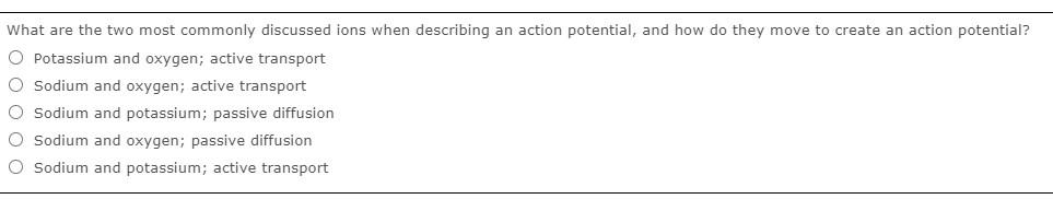 Solved What are the two most commonly discussed ions when | Chegg.com