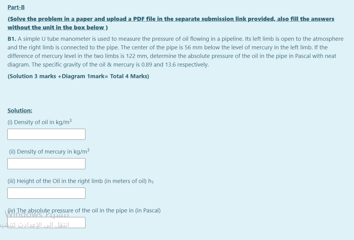 Solved Part-B (Solve the problem in a paper and upload a PDF | Chegg.com