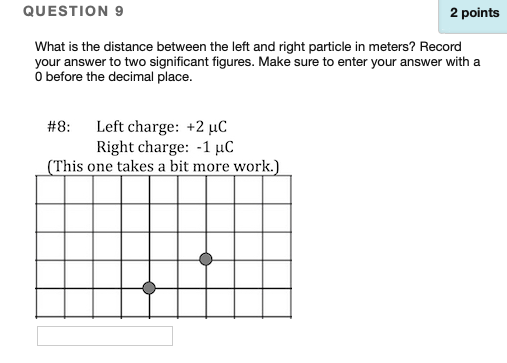 Solved QUESTION 9 2 points What is the distance between the | Chegg.com