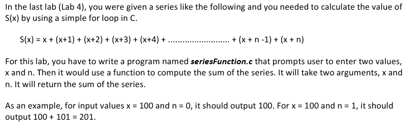 Solved Program must be written in C and don't use a loop | Chegg.com