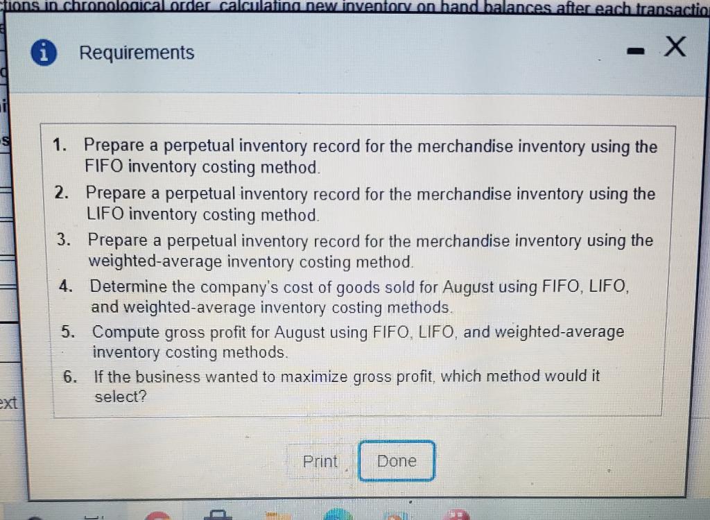 Solved Iron Man began August with 65 units of iron | Chegg.com