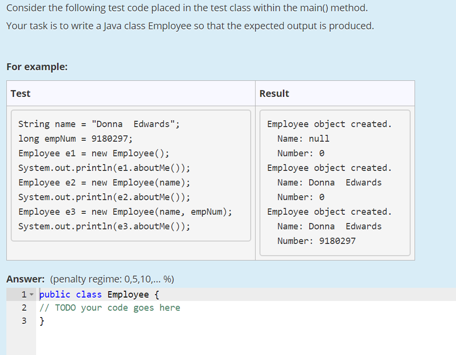 Solved Consider the following test code placed in the test | Chegg.com