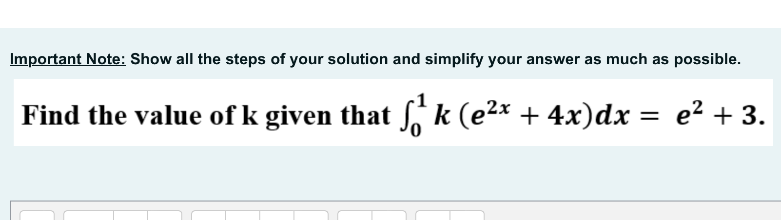Solved Important Note: Show all the steps of your solution | Chegg.com