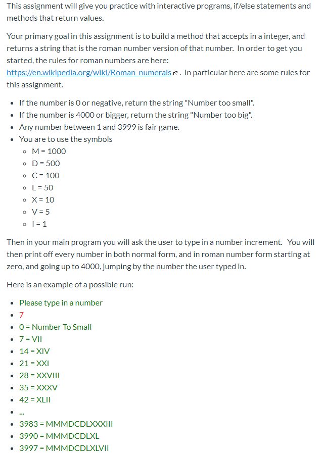 Solved This assignment will give you practice with | Chegg.com