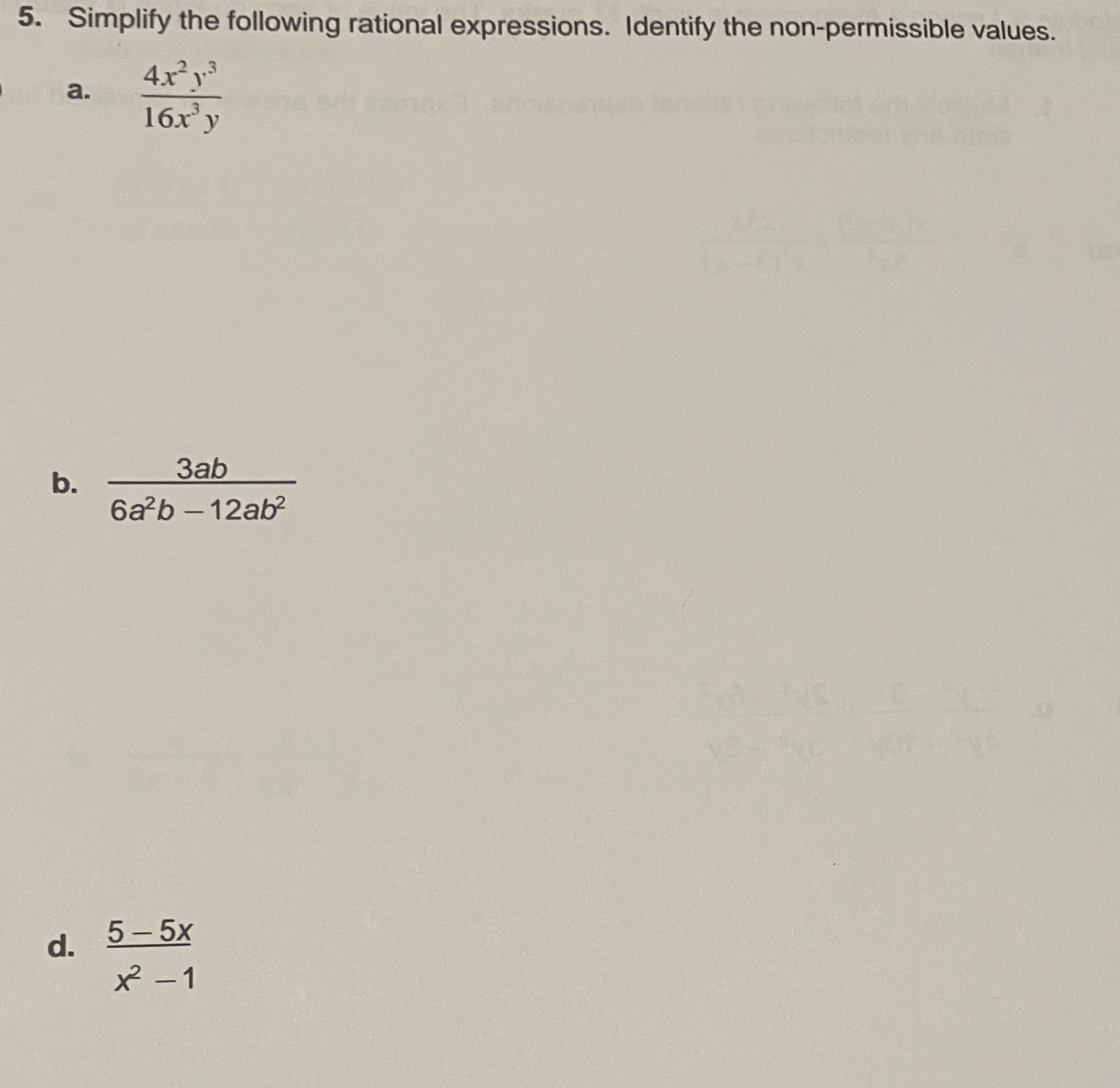 b) x ^ 2   8x   16 - 3xy - 12y