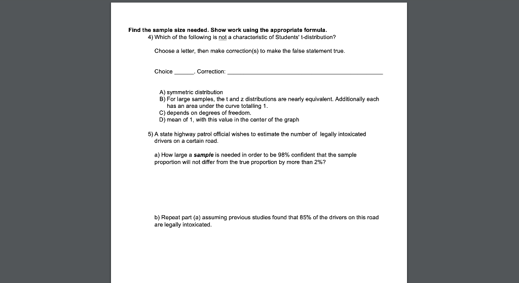 Solved STA 2023 Name Activity Objectives and Applications | Chegg.com