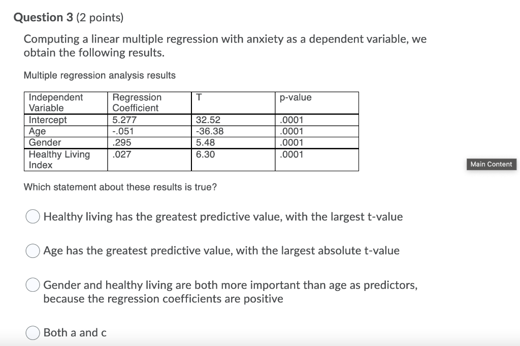 Solved Question 3 (2 points) Computing a linear multiple | Chegg.com