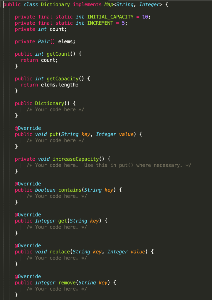 Solved 1.1 Modify the interface Stack: add a method clear() | Chegg.com