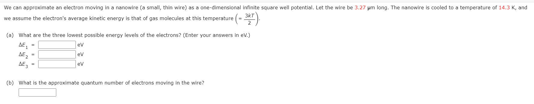 Solved We can approximate an electron moving in a nanowire | Chegg.com