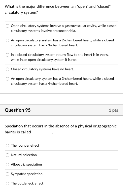 Solved What is the major difference between an