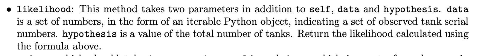 likelihood: This method takes two parameters in | Chegg.com