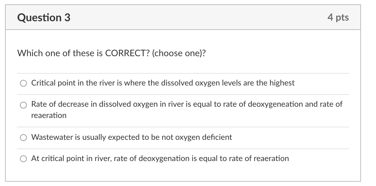 Solved Question 1 Biochemical Oxygen Demand (BOD) test must | Chegg.com