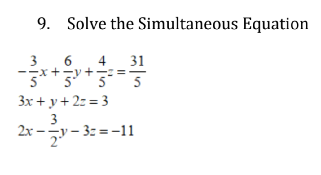 solve the simultaneous equation x y 3 and xy 5