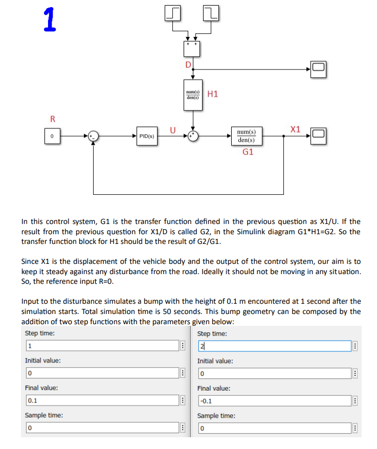 In Simulink, arrange this problem into the feedback | Chegg.com