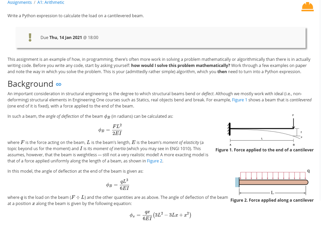 Solved Assignments / A1: Arithmetic Write a Python | Chegg.com