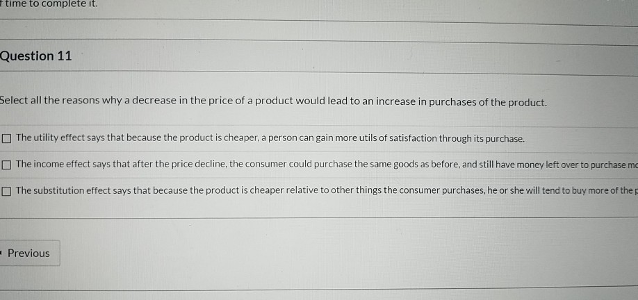 Solved time to complete it. Question 11 Select all the | Chegg.com