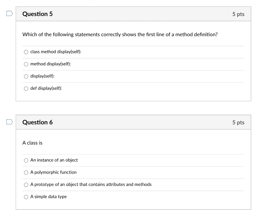 Solved Question 1 5 pts Which of the following statements | Chegg.com