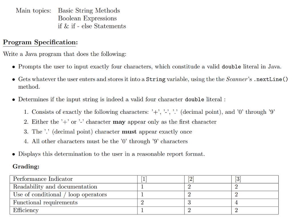 Solved Main topics: Basic String Methods Boolean Expressions