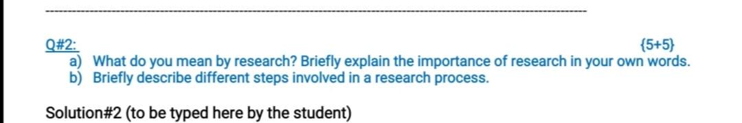 how do you describe a research article