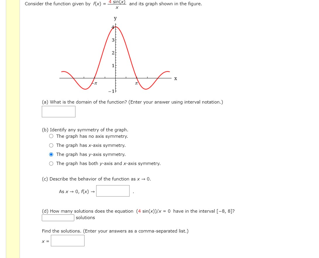 Solved Find All Solutions Of The Equation In The Interval