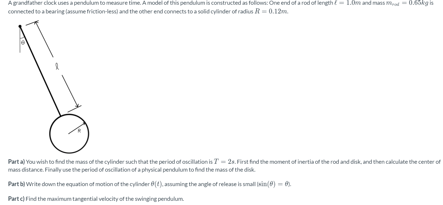 A grandfather clock uses a pendulum to measure time.