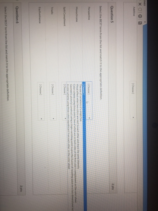 Solved Question 1 Select the BEST term from the list and | Chegg.com