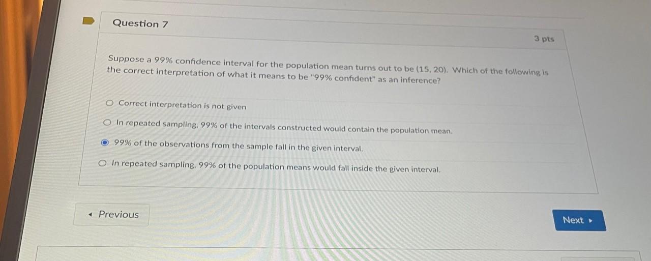 Solved Suppose a 99\% confidence interval for the population | Chegg.com
