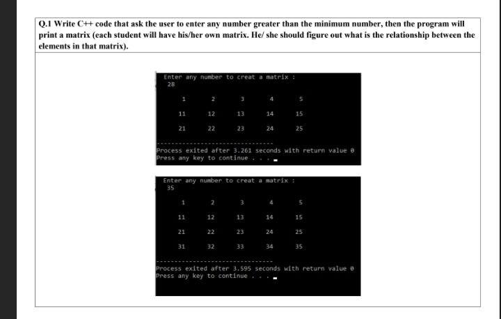 Solved Q.1 Write CH code that ask the user to enter any | Chegg.com