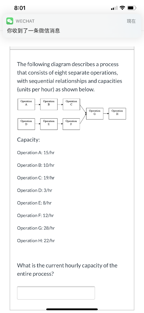 Solved The following diagram describes a process that | Chegg.com