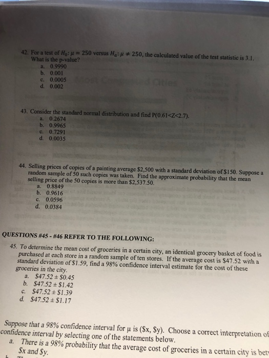 Solved QUESTIONS #18 and #19 REFER TO THE FOLLOWING: A | Chegg.com