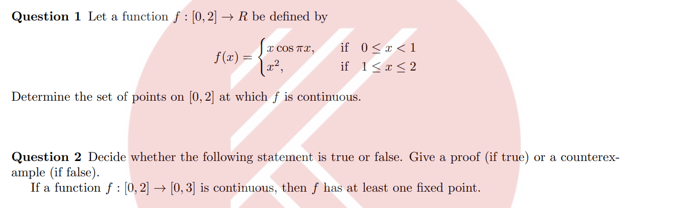 Solved REAL ANALYSISPlease Mention The Steps And Axioms Used | Chegg.com