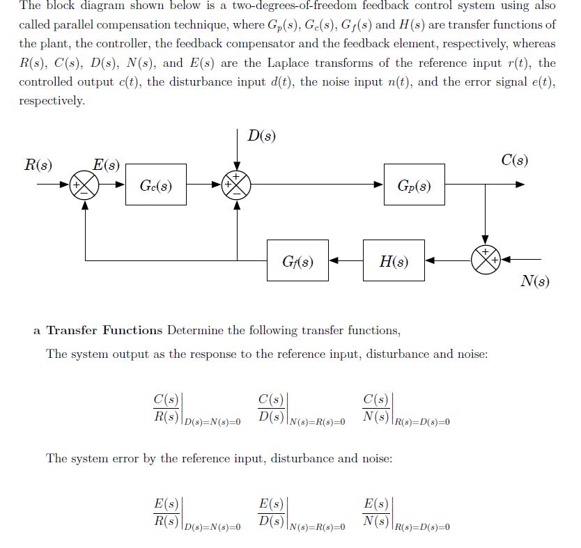 Solved The block diagram shown below is a | Chegg.com