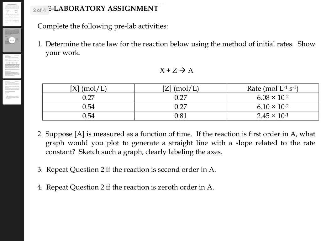 Solved Complete The Following Pre-lab Activities: 1. | Chegg.com