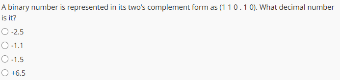 Solved Consider The Binary Arithmetic Operation (-15)-(+7). | Chegg.com