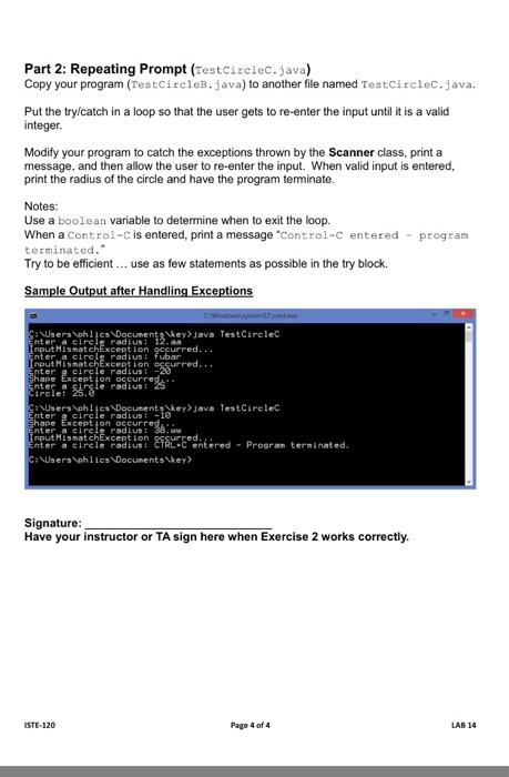 Solved Part 1: Throw Exceptions (Checked Exceptions) | Chegg.com