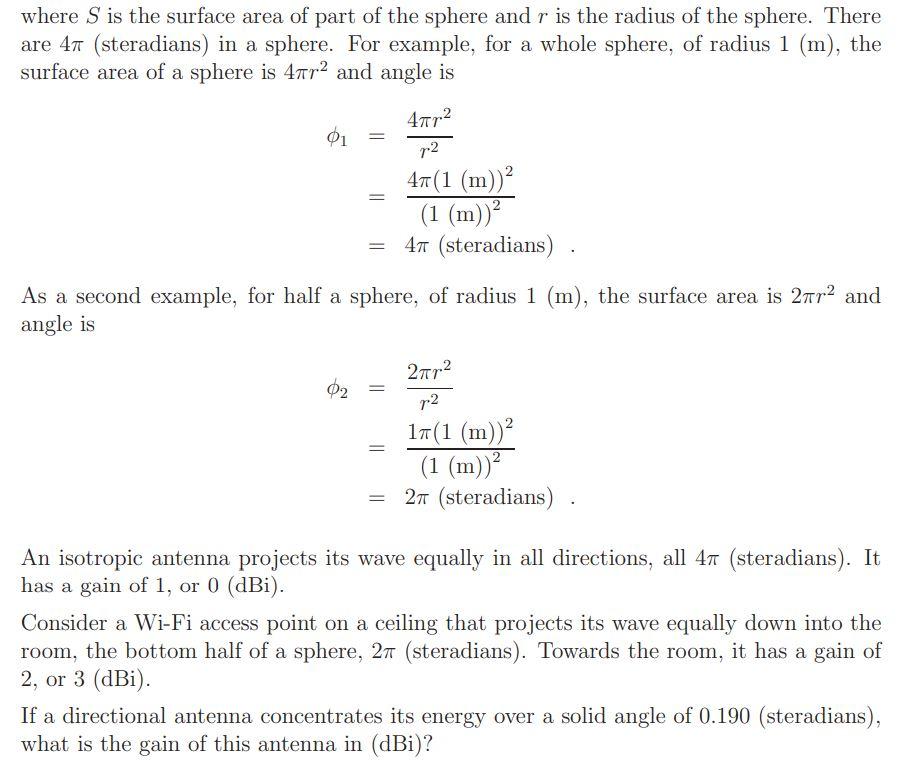 Solved For two-dimensions, with angles in a slice of a | Chegg.com